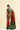 Red Body & Green Border Gaji Silk Chokda Saree